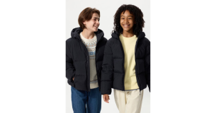 Models wear Volume Down Parka