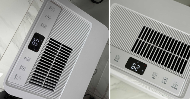 Falling humidity levels on the VonHaus 20l dehumidifier