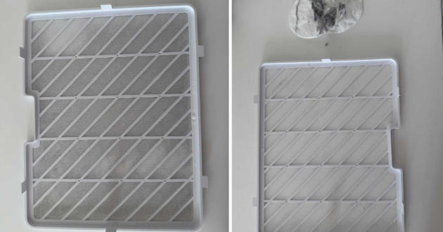 VonHaus 20l dehumidifier filter vents after 10 days of use