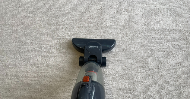 VonHaus Corded Stick Vacuum Cleaner in use on a carpet