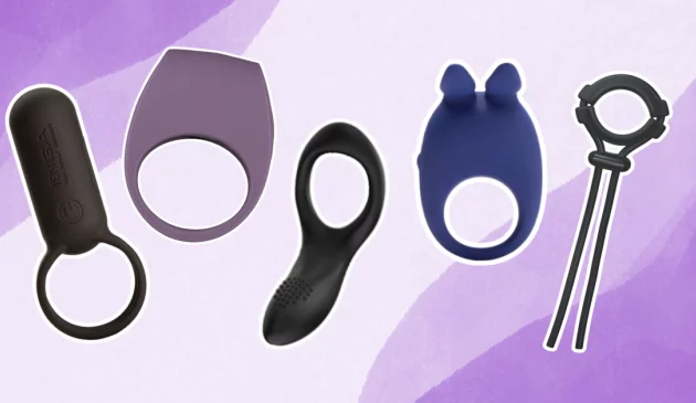 A picture collage of cock rings from Lovehoney, TENGA, Ann Summers and Sinful