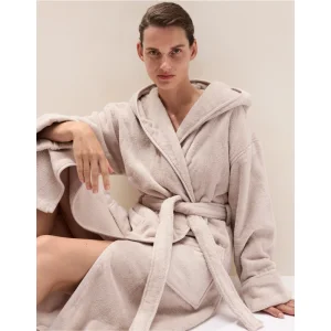 The White Company Hooded Velour Robe