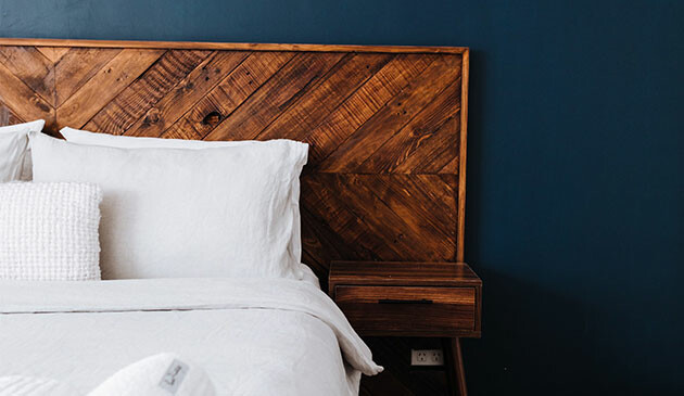 Mattress on a bed