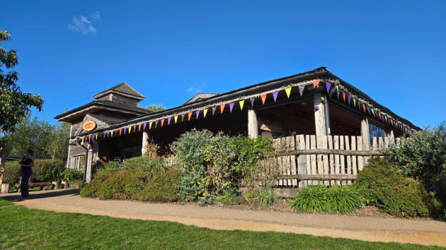 The main reception and restaurant for the Enchanted Village at Alton Towers