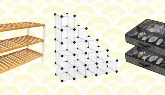 Selection of shoe racks