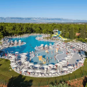 Zaton Holiday Resort, Dalmatia ariel view
