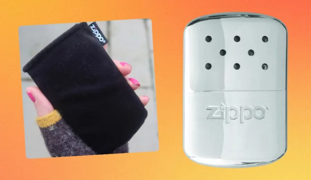 Zippo Hand Warmer in use