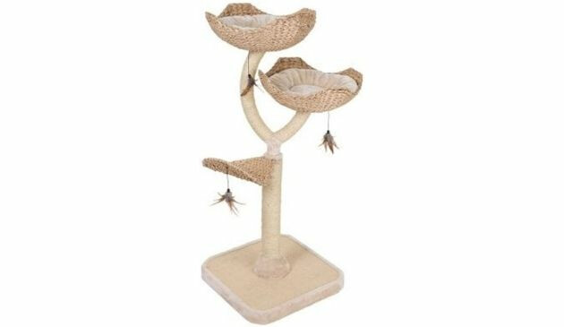 Flower-style cat tree